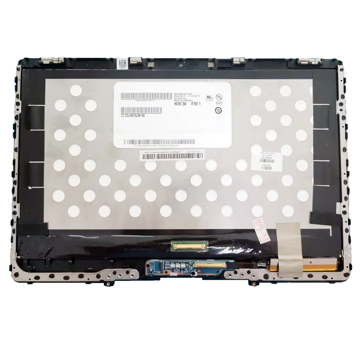 

For HP EliteBook Revolve 810 G1 Laptop lcd Screen Touch Display Digitizer Assembly With Frame B116XAN03.0 11.6''