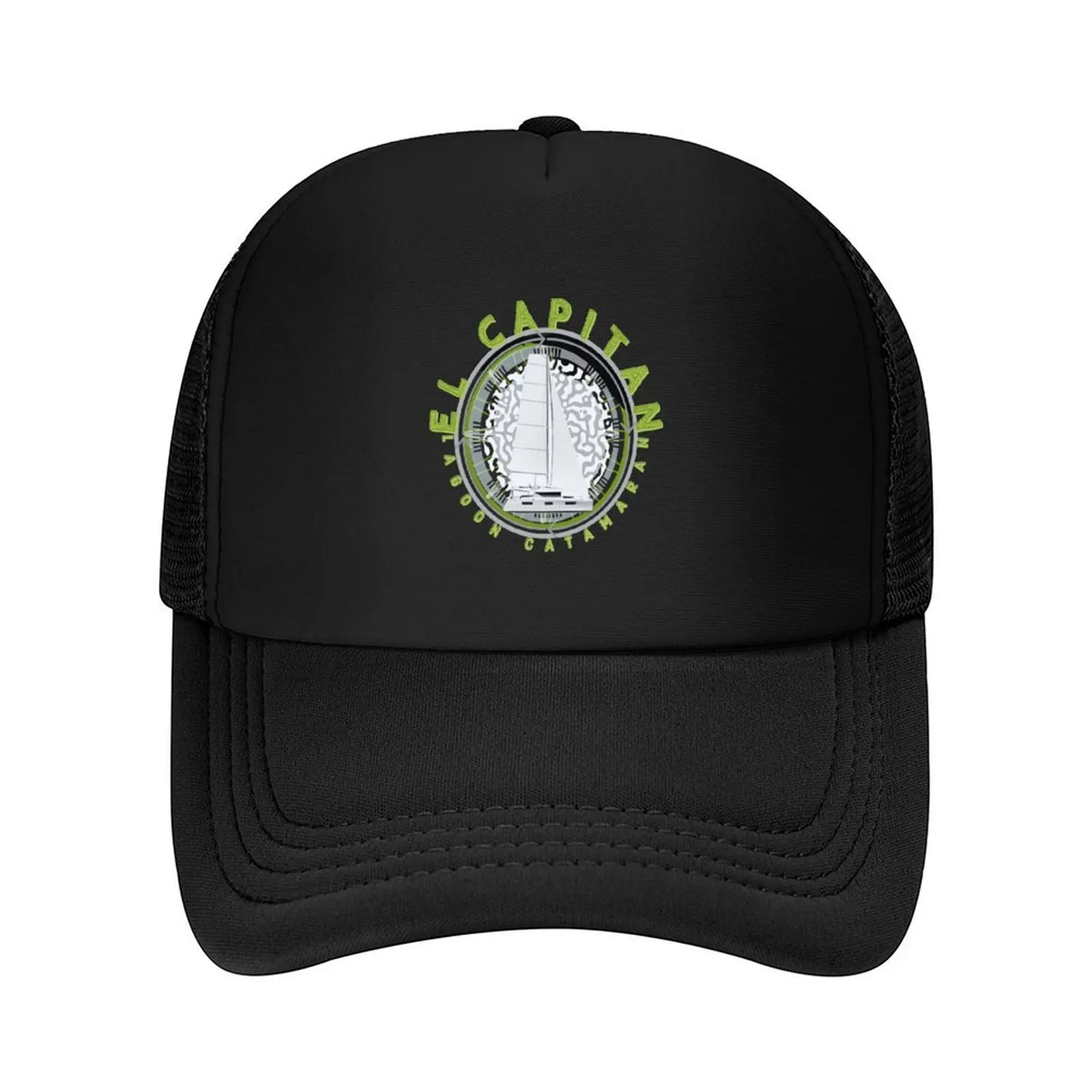 

El Capitan on a Lagoon Catamaran Yacht Boat Baseball Cap Beach Outing funny hat Sunhat Christmas Hat For Man Women's