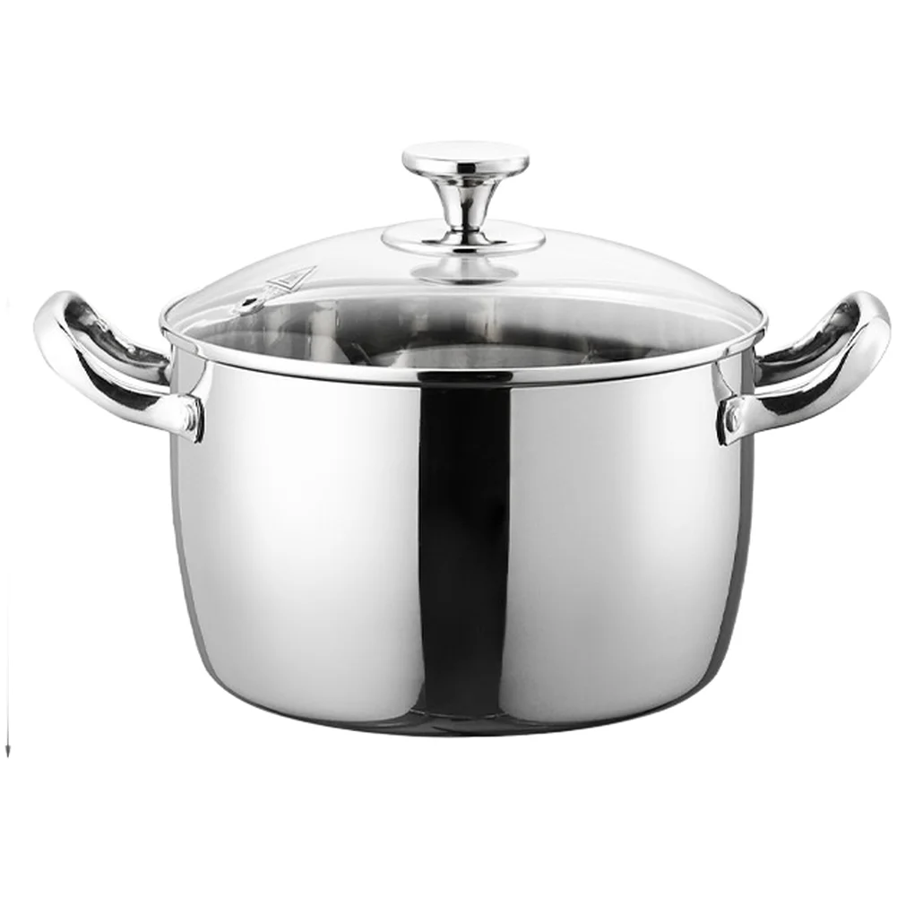 Deep Capacity 316L Stainless Steel Cooking Pot Supporting Culinary Techniques Including Braising Steaming and Slow Simmering