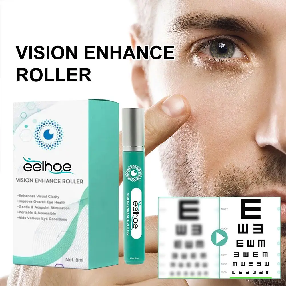 8ml Quickly Restore Vision Treatment Eye Care Patch Vision Enhance Roller Improve Eye Relieve Help Sleeping Focus On Eye Health