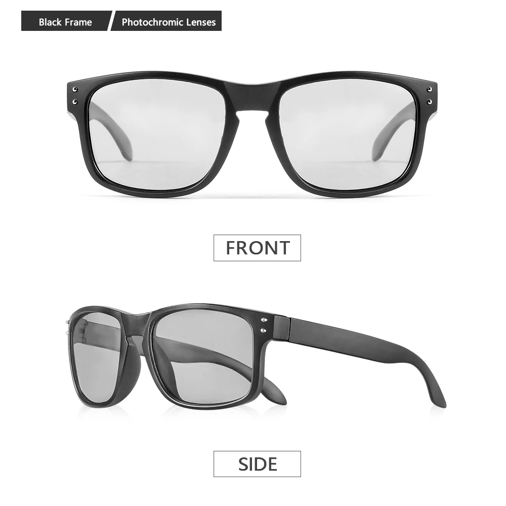CRIXALIS Klassische Photochrome Polarisierte Sonnenbrille Männer Platz Outdoor Sport Angeln Sonnenbrille Männlichen Mode Shades UV Schutz – Detail 6
