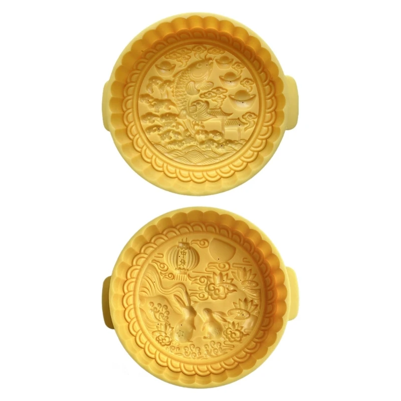 

Hand Press Pastries Cookie Stamp Clear Pattern Mooncakes Mold Cake Molds Dessert Plastic Mould for Cooking Lover