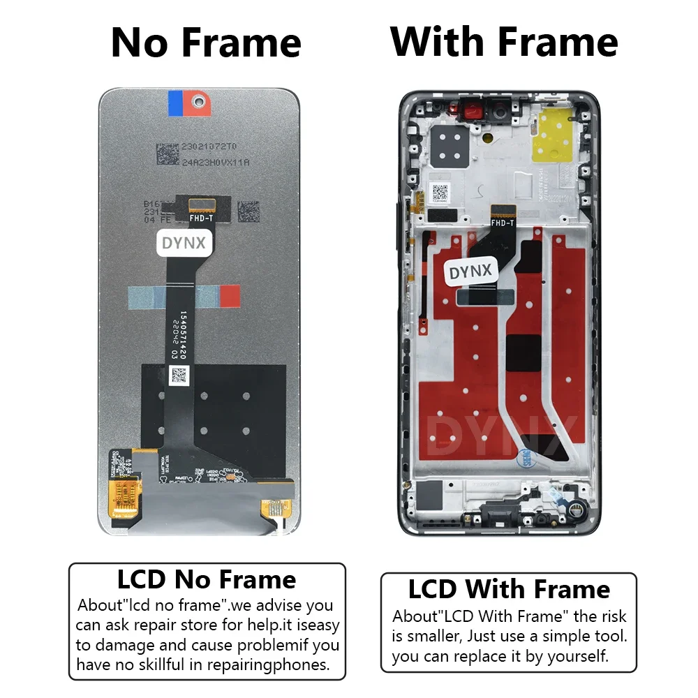 For Huawei Nova 9 SE LCD Display Touch Screen Digitizer Assembly Replacement For Honor 50 SE JLN-LX1 LX3 JuliaQN-L01B L23A LCD