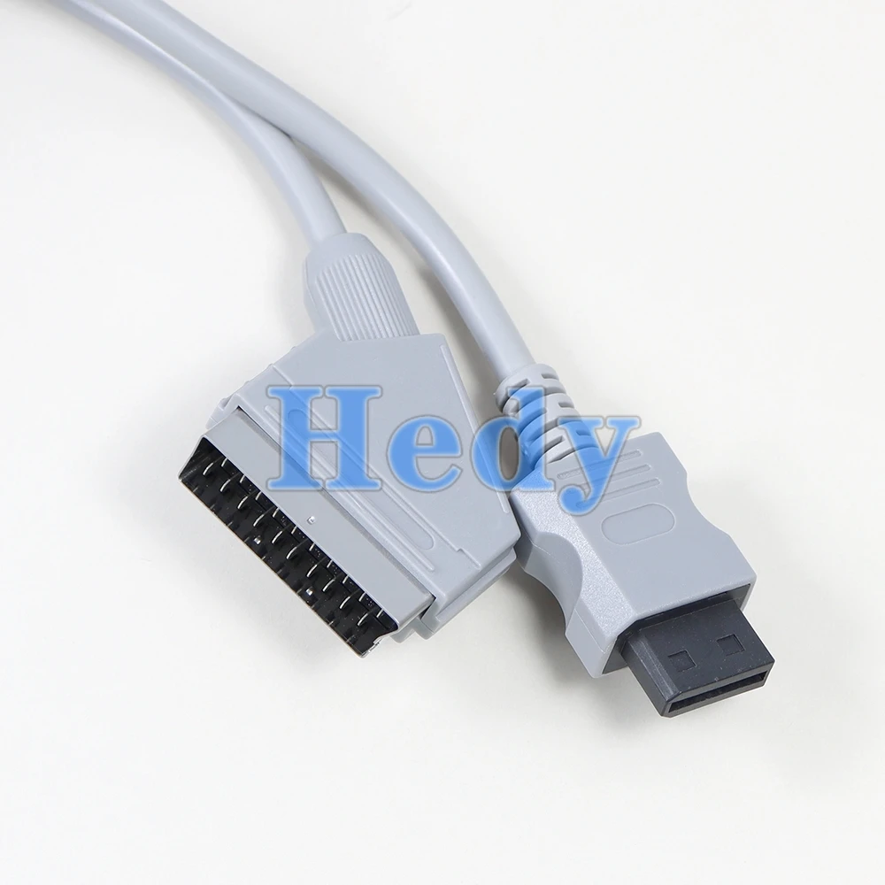 1PC For WIIU WII U NTSC Cable 1.8m RGB Scart Cable HD HDTV AV Cord PAL Cable For WII NTSC Console Video TV AV Cable view 6