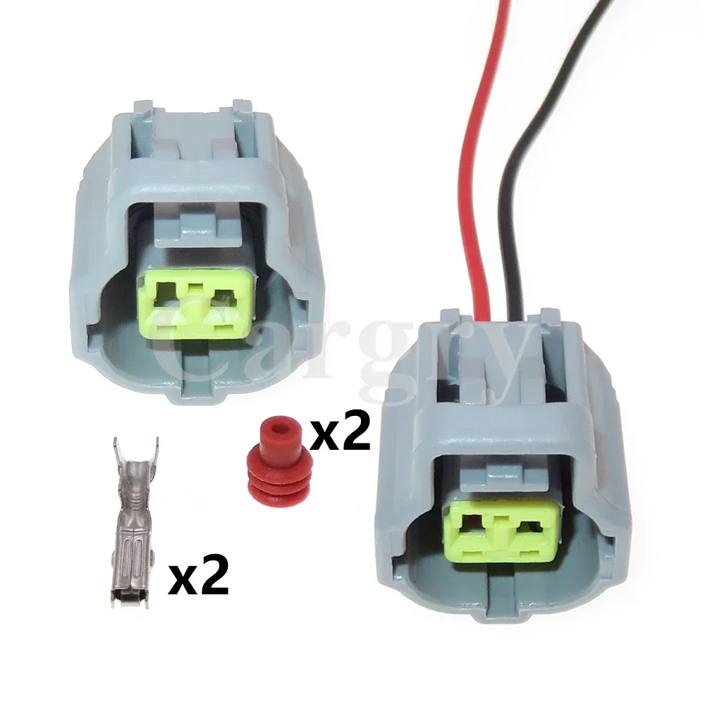 1 Set 2P 184006-2 Car Wiring Terminal Waterproof Plug 178392-2 Automobile AC Assembly Water Temperature Sensor Socket For Toyota