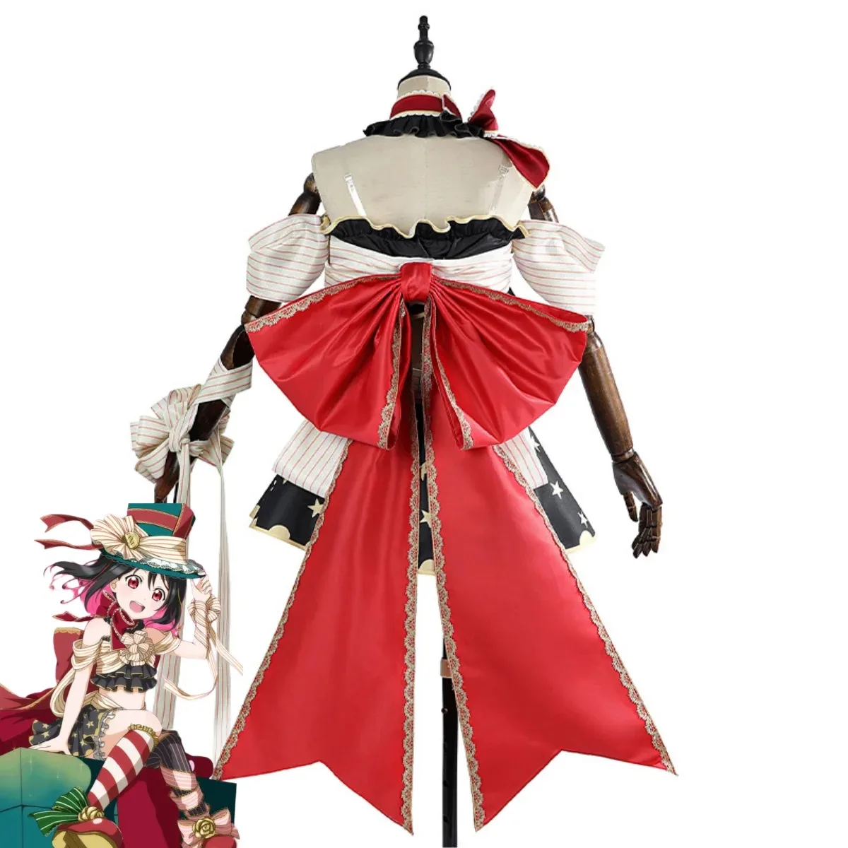Anime ¡Ama vive! Disfraz de Cosplay de Nico Yazawa, proyecto de ídolo escolar, falda Sexy y bonita de Halloween, uniforme, peluca, conjunto de Navidad para mujer