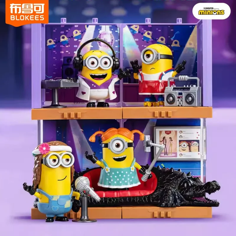 

Конструктор Blokes Minions: Волшебное издание, серия «Праздничная вечеринка», модель «Завод джема», декоративная сцена, игрушки, подарки