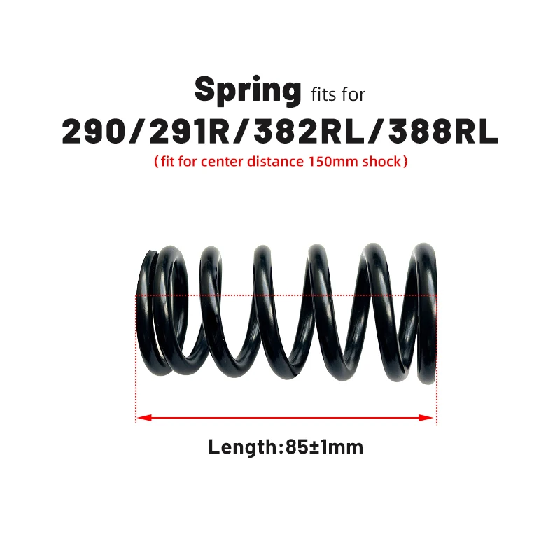 Taiwan EXA ear Shock Absorber 291R Spring Kindshock Downhill MTB Bike 30.4-85mm electric scooter