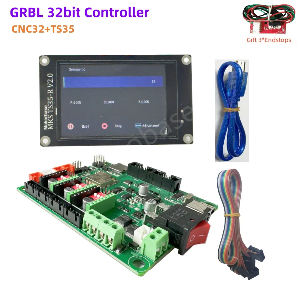 GRBL 32 bit controller 3 axis CNC shield breakout board expansion card CNC3018 upgrade kit for home laser engraving machine