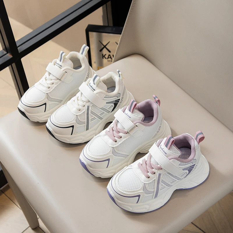 

Girls' sports dad shoes 2025 autumn fashion children's casual shoes multifunctional fashion comfortable sports shoes
