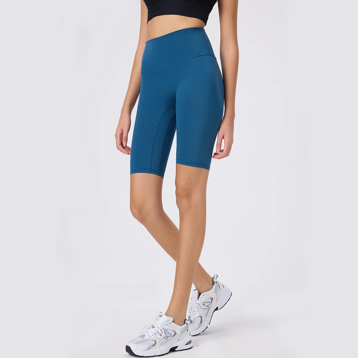 

Women's High-Waisted Spandex Athletic Yoga Running Short Impact Training Sports Bike Sexy Leggings Volleyball Hot Pants Pockets