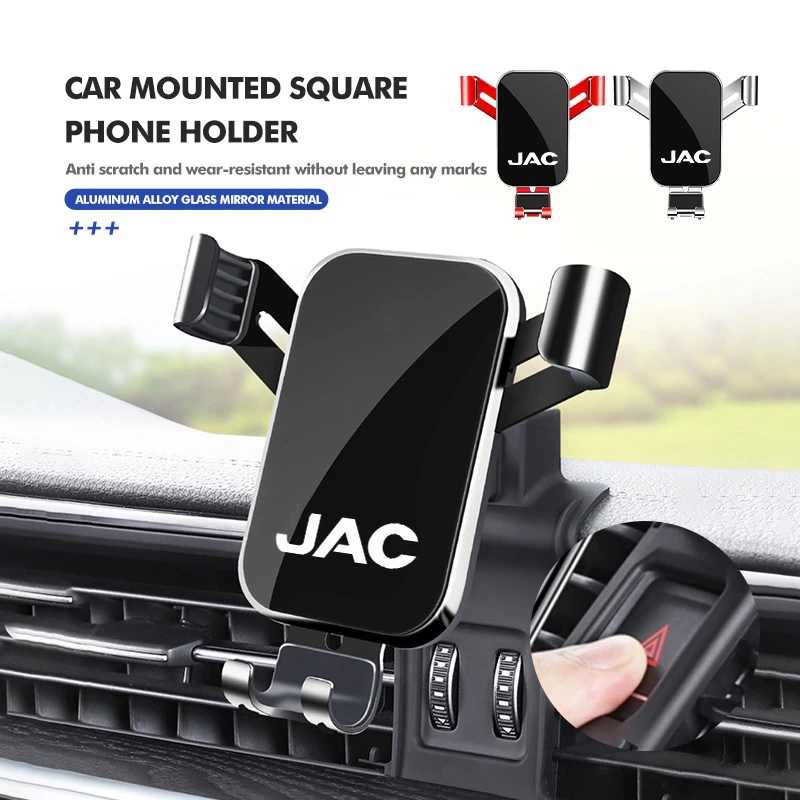 For JAC Gravity Car Phone Holder Air Vent Moblie Cell Stand Mount Bracket JS3 J2 S5 JS2 S3 T8 Refine J5 J6 J7 J4 T6 T8 Pro T9