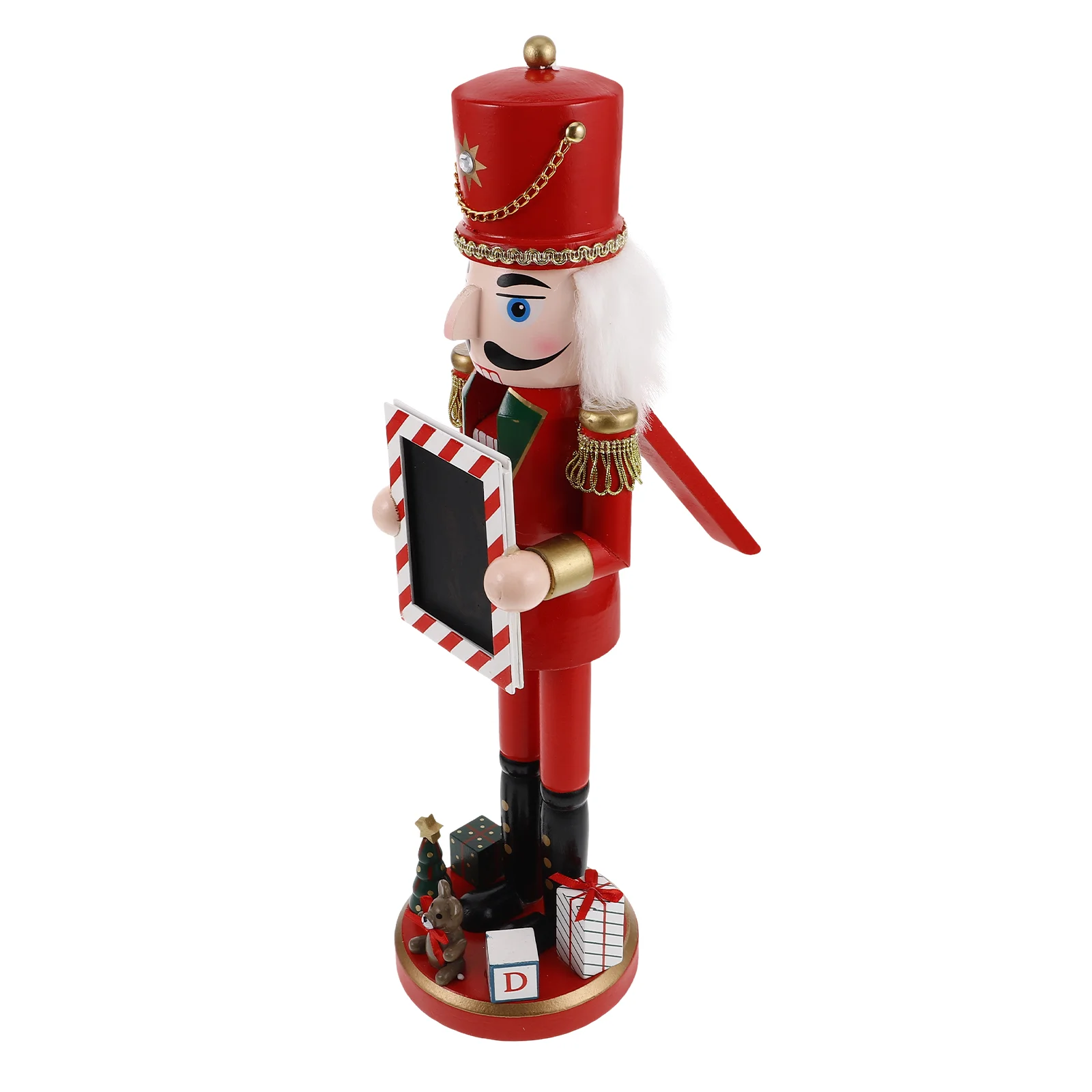 

Christmas Gifts Wooden Nutcracker Soldier Figurine Ornaments Puppet Furniture Present