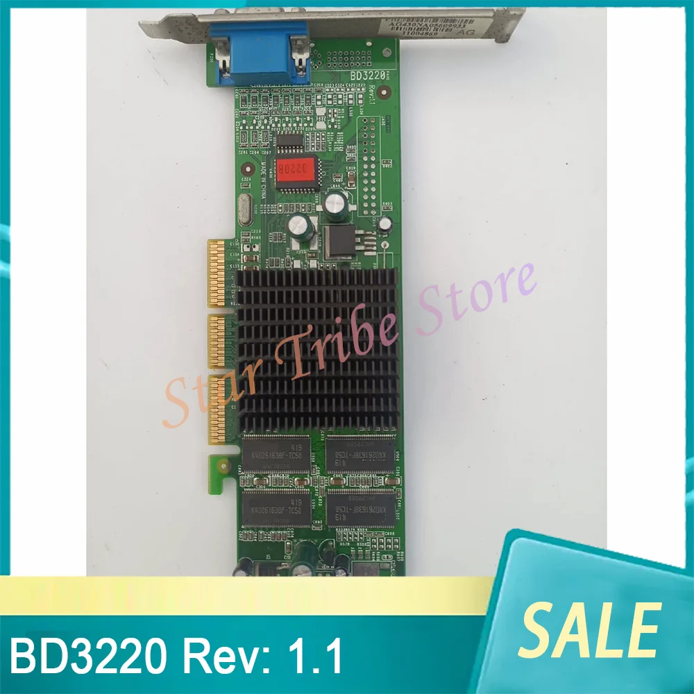 BD3220 Rev: 1.1 Graphics Card 64MB Video Memory