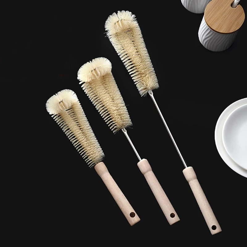 Small Cleaning Brush with Handle Kitchen Hangable Cleaning Tool Supplies