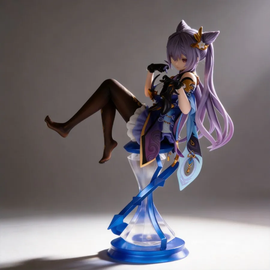 

Genshin Impact Keqing Anime Figure 22cm PVC Statue Collection Model