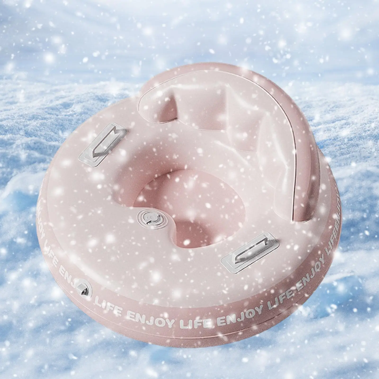 أنبوب الثلج سميك قابل للنفخ ألعاب التزلج أنبوب الشتاء مع مقبض للأطفال والكبار الأسرة التزلج في الهواء الطلق الفناء الخلفي الرياضة #4