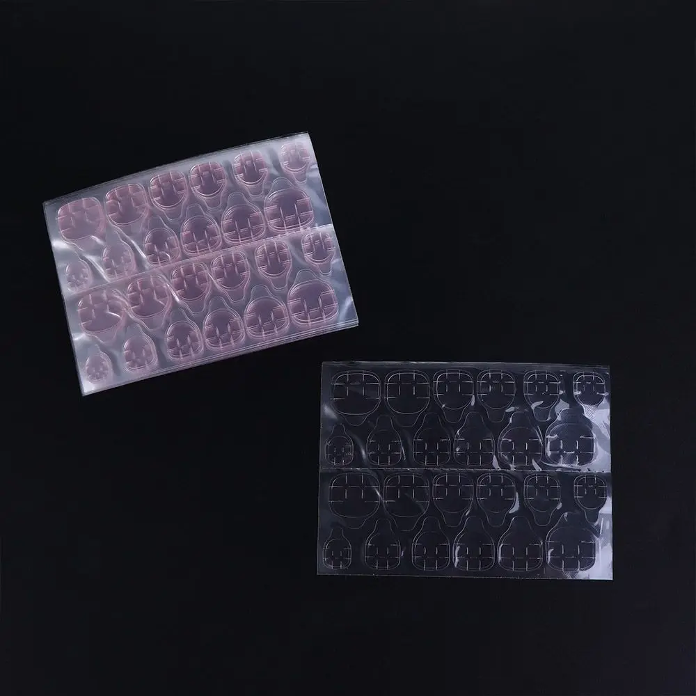 Professional Double Sided DIY Nail Tips Manicure Tool UV Gel Fake Nail Glue Nail Adhesive Tabs Nail Glue Stickers Jelly Glue