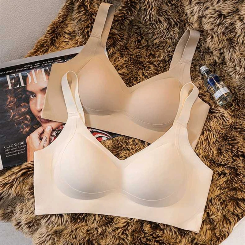 M-3XL Large Shoulder Straps and Small Breasts Gathered Bra for Women Without Steel Rings and Traces High-quality Bra