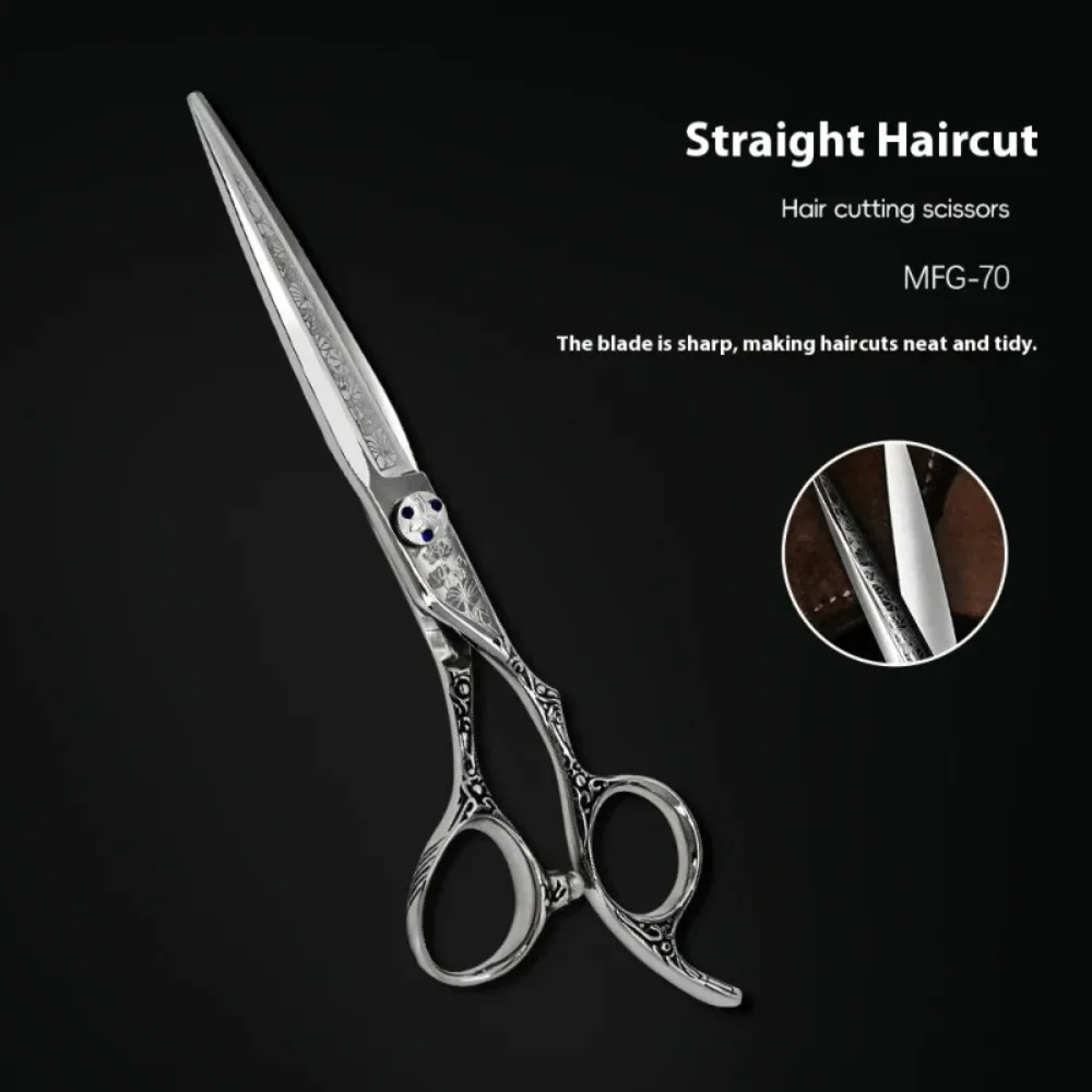 

Barber Scissors Barber Shop Accessories Professional Hairdressing Scissors Hair Scissors 7-Inch VG10 Steel Cutting Hairdressing