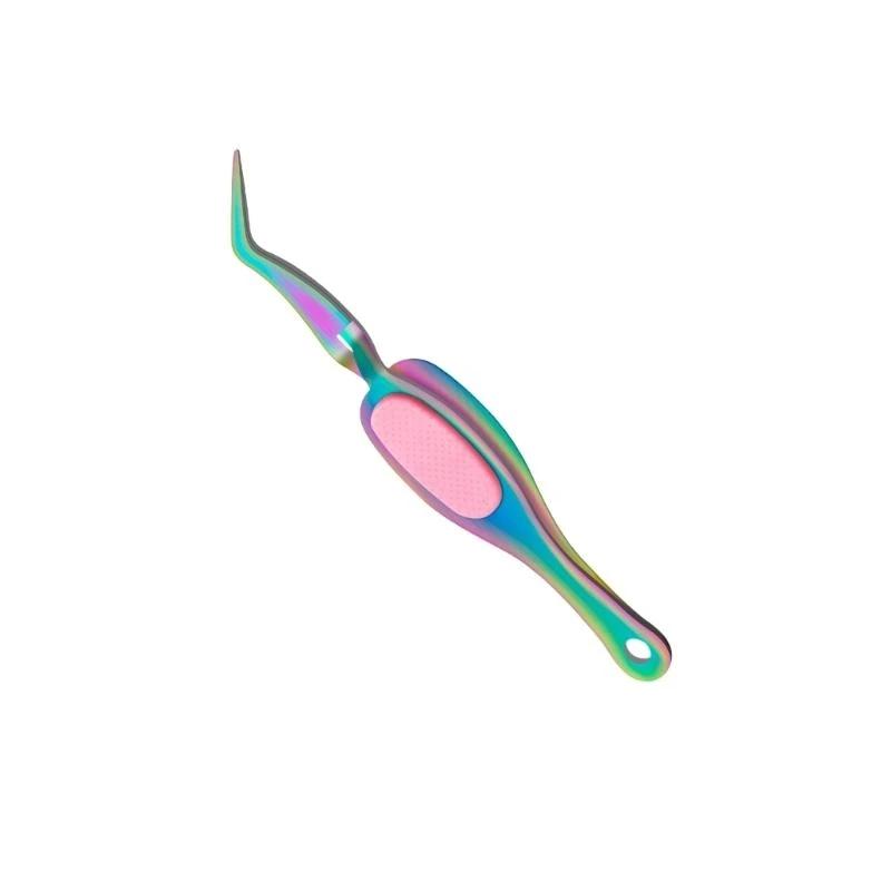 28TA Comfortable Craft Tweezers Crossing Locking Craft Tweezers Reverse Tweezers