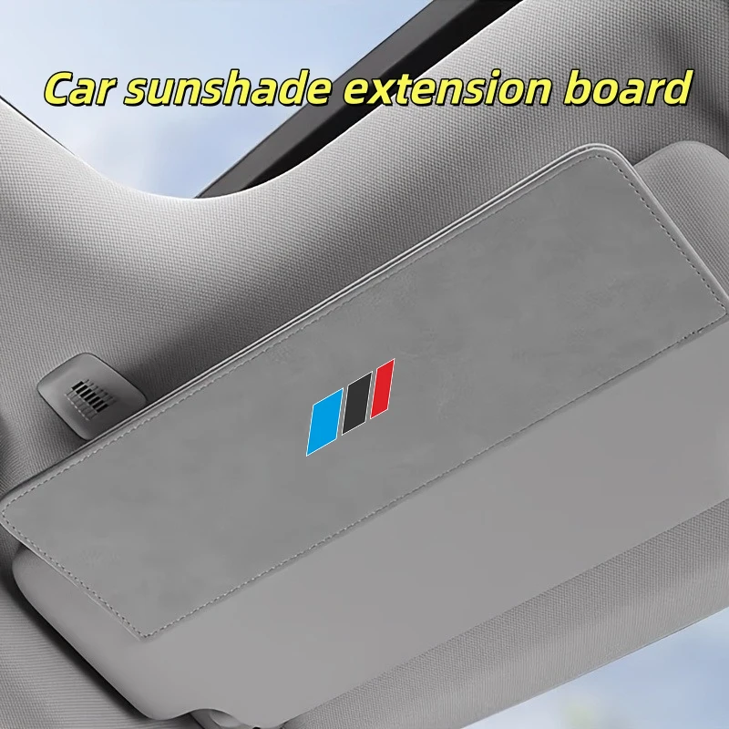 

Blue, black, and red three-color car sun visor extension piece ，Double buckle fastening,Anti-glare/Uv Protection/Adjustable back