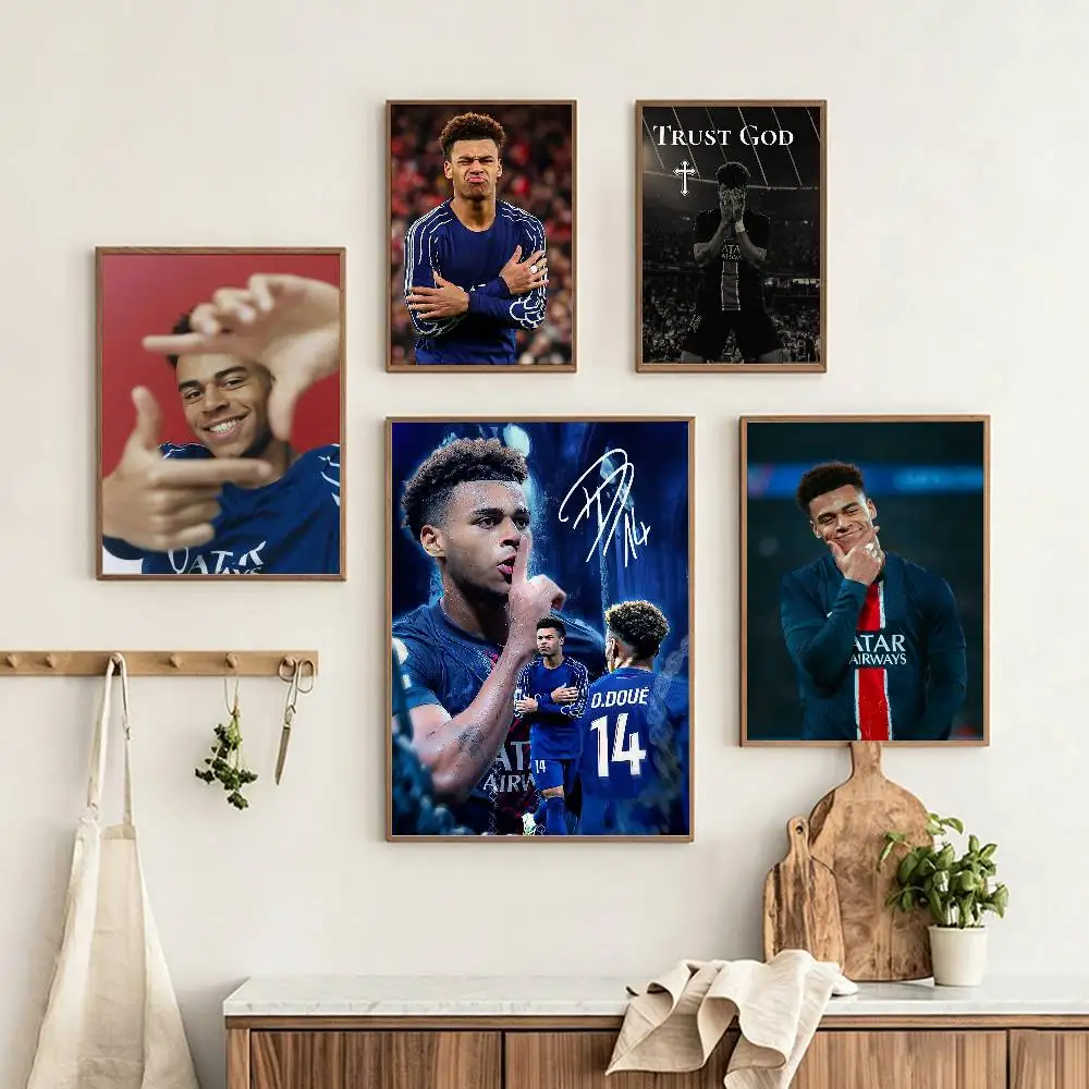 D-Desire Doue Football 14 Customizable HD Self Adhesive Waterproof Wall Art Poster