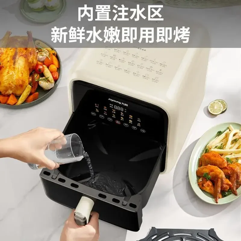 에어프라이어 필요 없음, 가정용 대용량, 새로운 시각적 지능형 자동 뒤집기 다기능 오븐