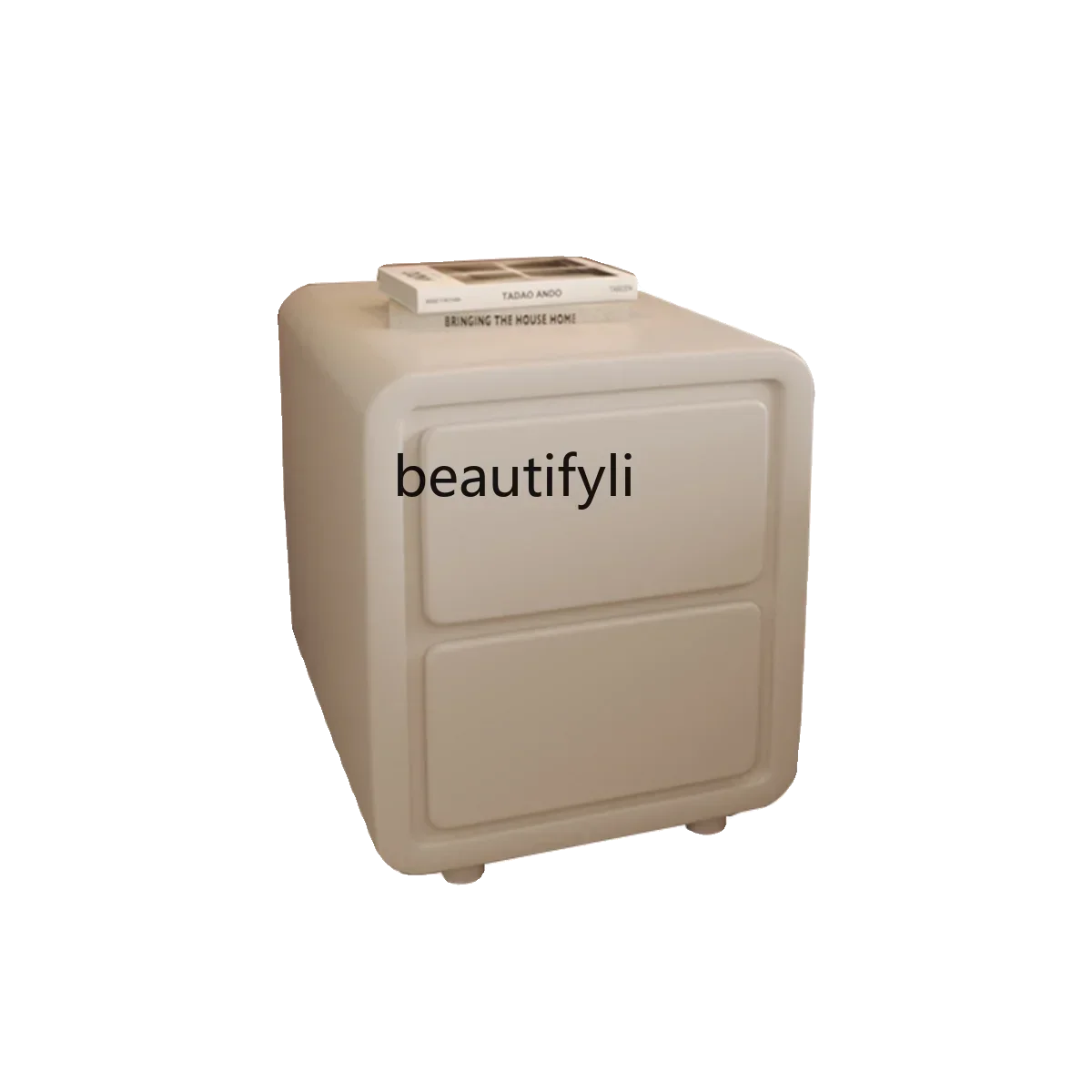 

Q181 French Cream Style Bedside Table Paint Simple Modern Small Bedroom Bedside Storage Chest of Drawers