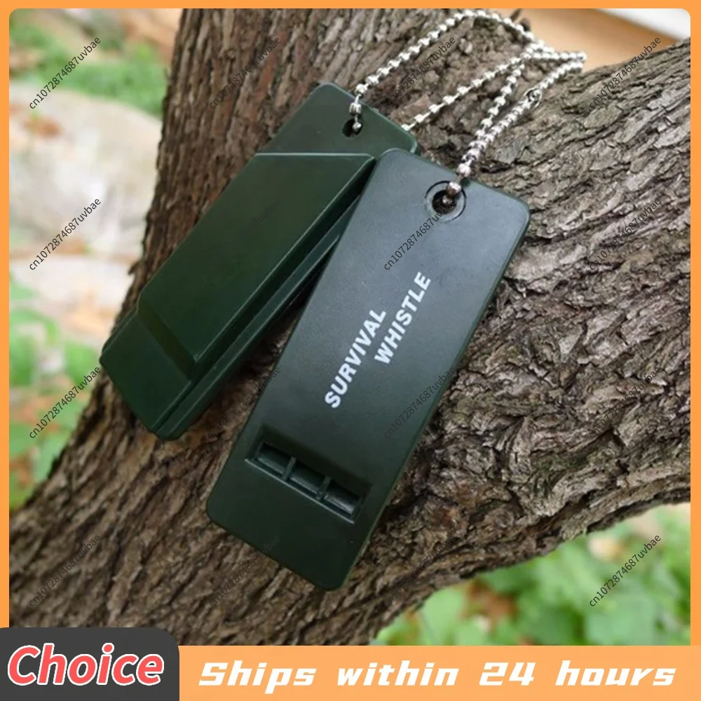 1-5PCS 3-Frequency Whistle High Decibel Survival Whistle Outdoor Hiking Camping Whistle Hunting Whistle Emergency Survival Tool