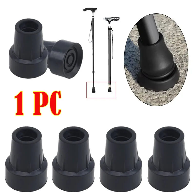 Gummi Trekking Pole Kappe Gehstock Krücke Cane Bottom Pads Abdeckung Ferrule Rutschfeste Fuß Abdeckung Trekking Pole Cane Krücke Stuhl