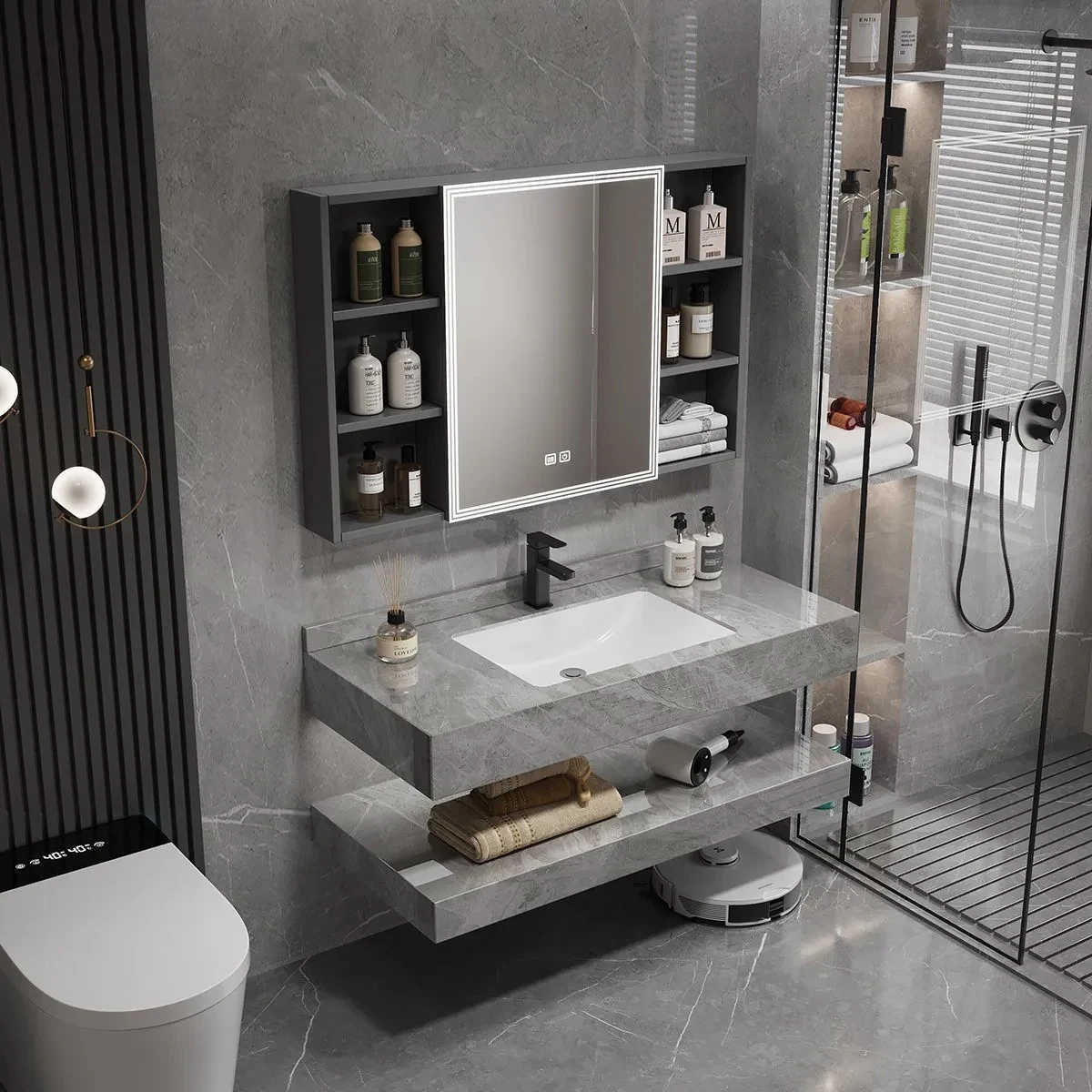 

Bathroom Cabinet Vanity Set | Factory Supply Modern Bathroom Furniture