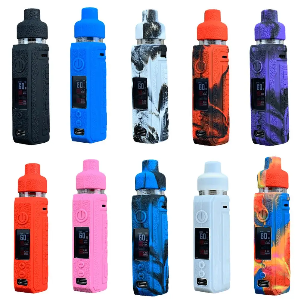 حافظة ملمس سيليكون لسحب Voopoo S2 ، غطاء كم جلد ، لف جل ، حافظة واقية فقط