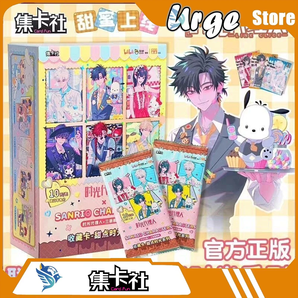 Tarjetas Coleccionables Card.Fun Animation Link Click & Sanrio Characters Co-Branded Dessert Time, Regalos de Bilibili Bedream Periphery