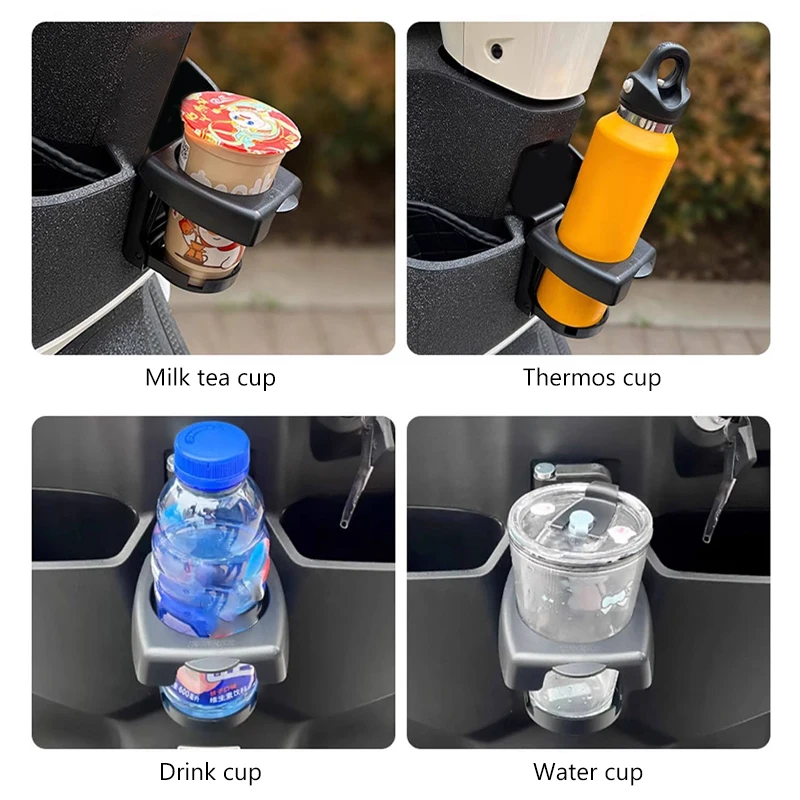 BLALION Adjustable Motorcycle Bike Cup Holder Lightweight Foldable Water Bottle Mount for Electric Bicycle Cycling Accessories