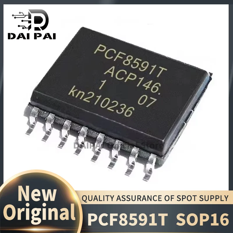 (10Pcs-50Pcs/Lot) 100% New original PCF8591T PCF8591 SOP16 Chipset
