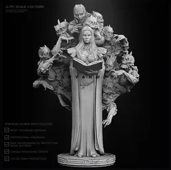 1/24 Resin model kits figure beauty colorless and self-assembled A-791