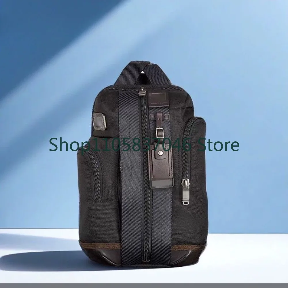 Nylon men's chest bag, crossbody bag, fashionable casual shoulder large capacity waterproof bag