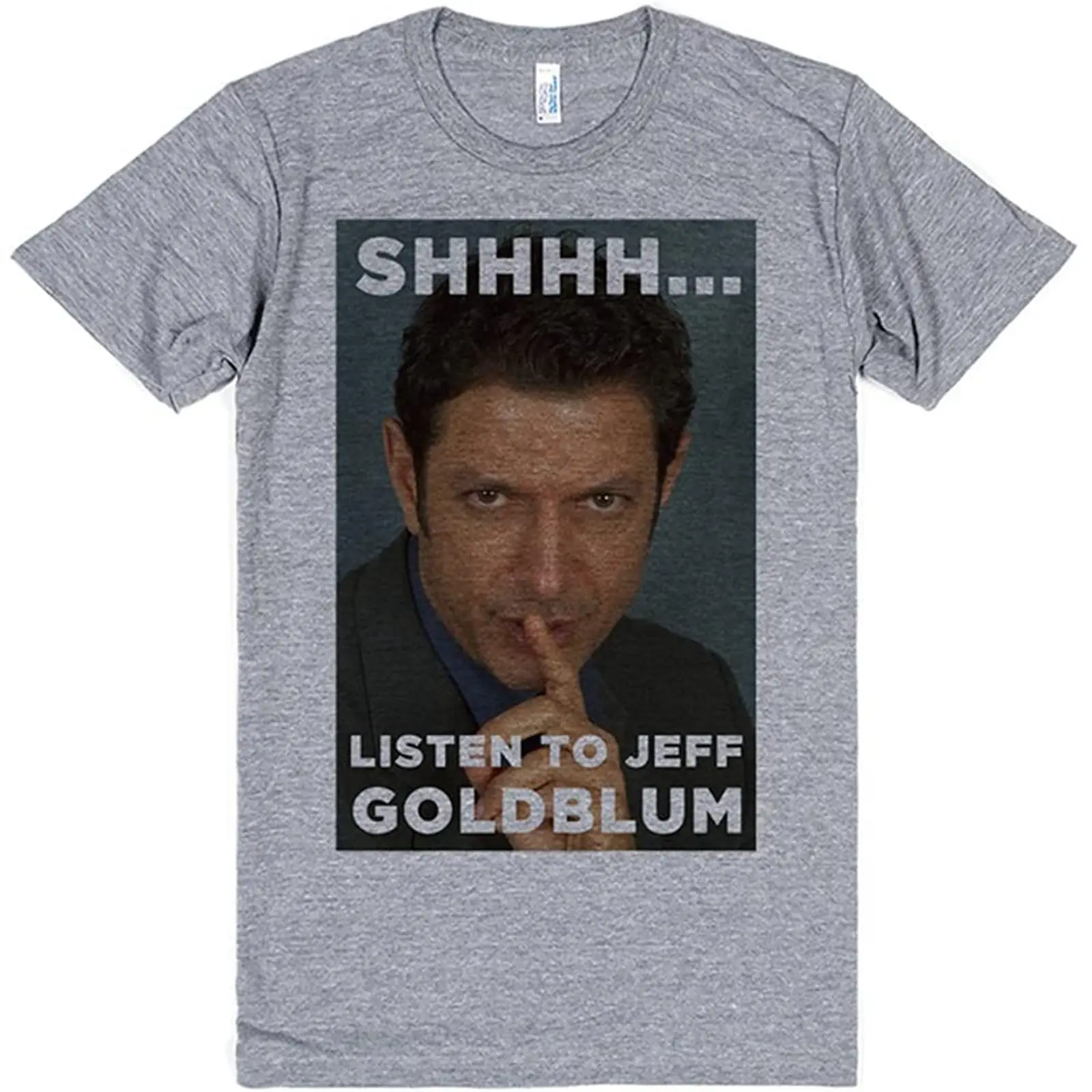 Listen to Jeff Goldblum-Camiseta estampada para hombre y mujer, ropa de Anime, 100% algodón, alta calidad, Gr