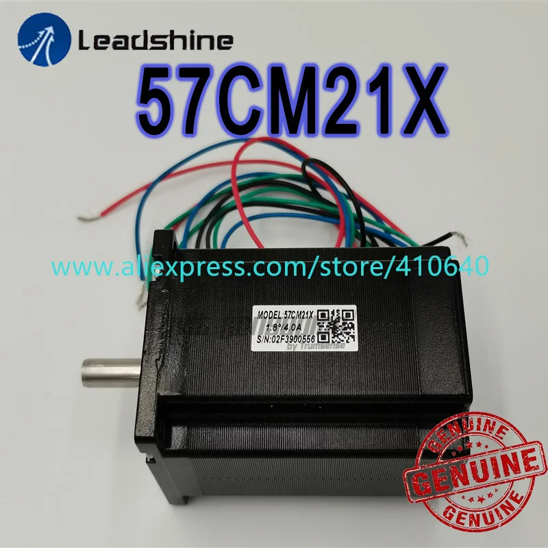 Genuine Leadshine 57CM21X NEMA 23 Stepper Motor  4 A 2.1 N.m Holding Torque 76 mm Length 1.8 Degree for Laser Marking Machine