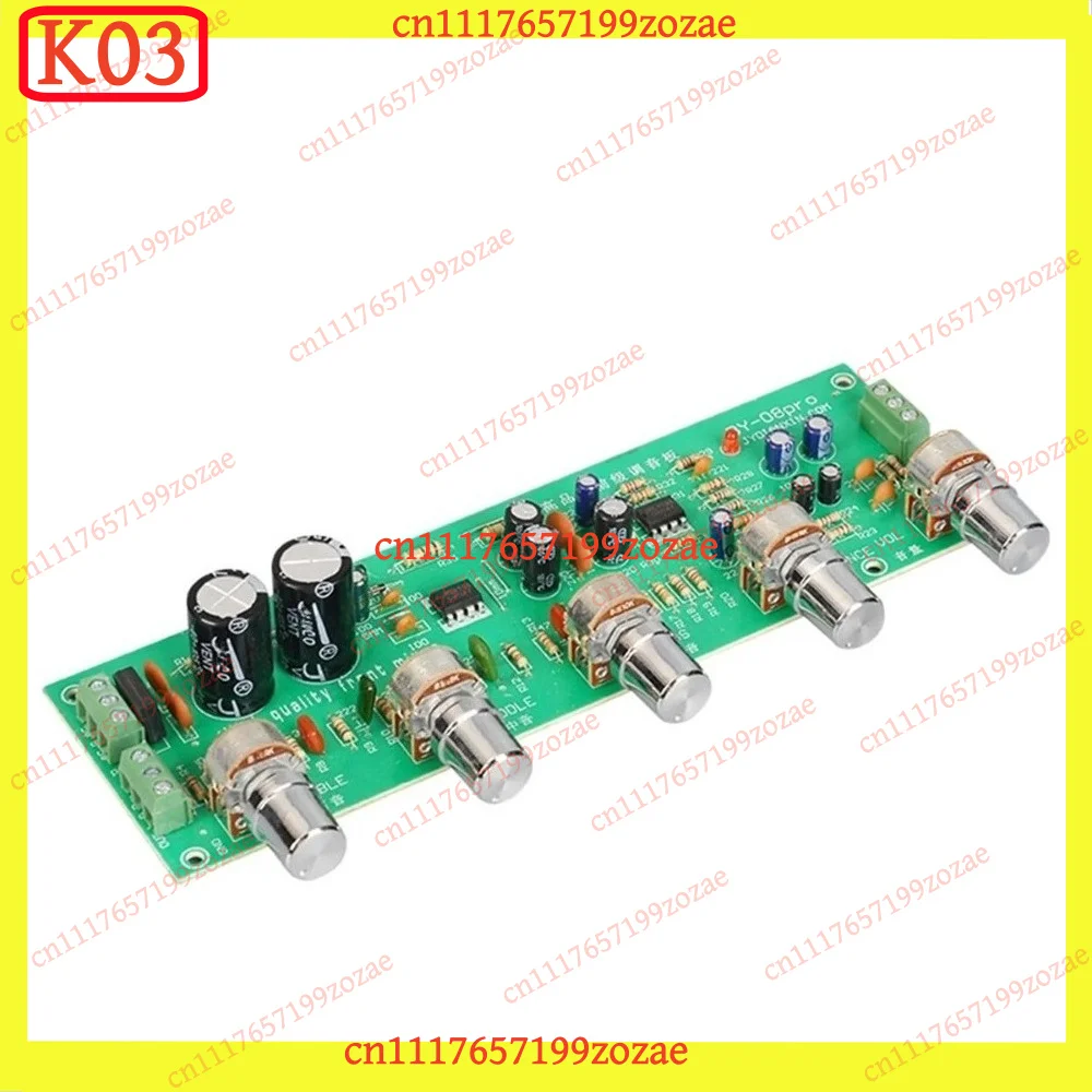 K03 2.0 HiFi Audio Preamplifier Board Midrange Treble Balance Tone Control, Replacement Parts