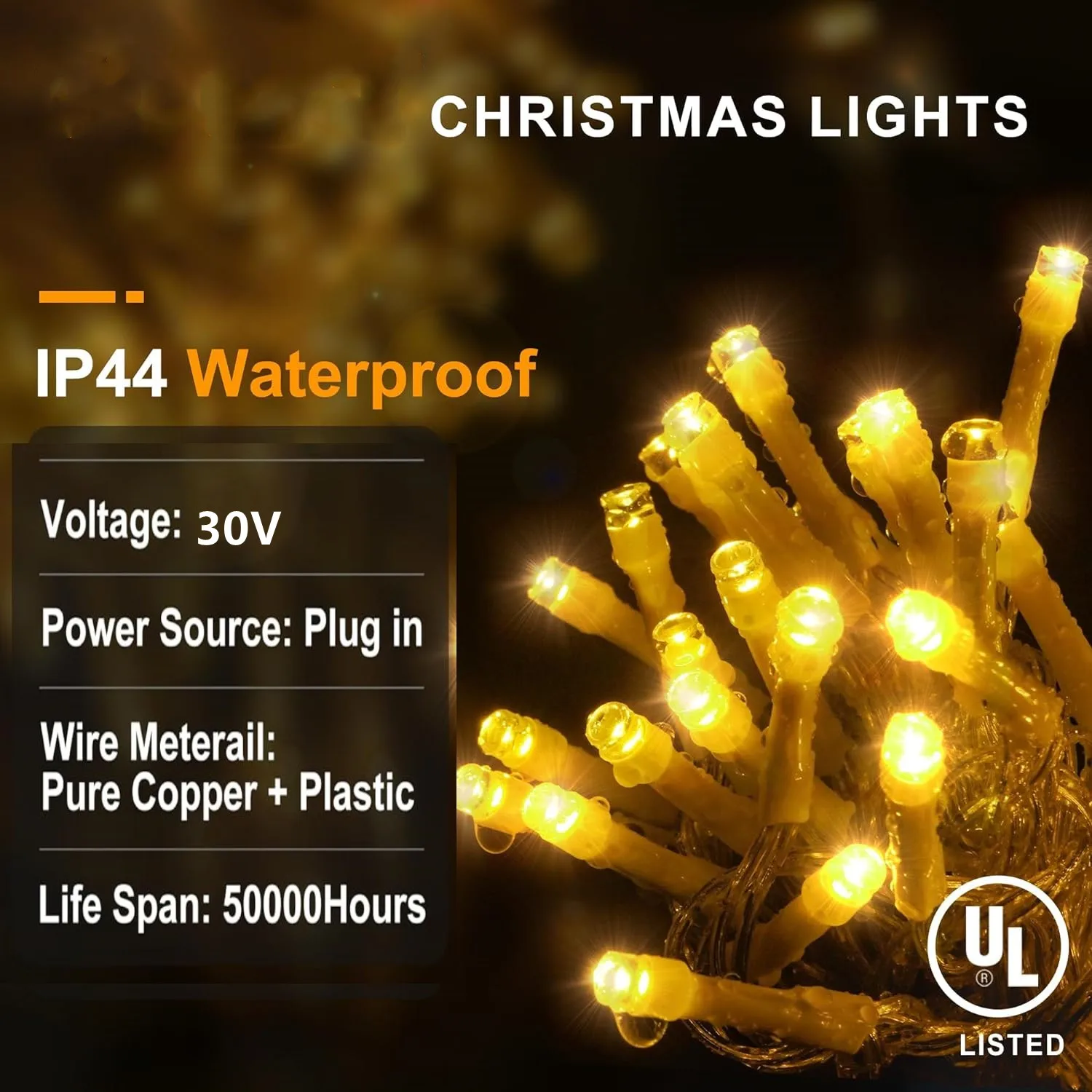 Imagem -04 - Decorações de Natal 2025 Festoon Led Cortina Guirlandas Branco Quente Mais Strobe Branco Fresco 4m w 0.4 0.5 0.6mh Euaeu Plug Safe Tensão de Operação Véspera de Ano Novo 2025 para Natalcasamentobeirais