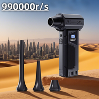 M4Pro Turbo Jet Blower 990000RPM Powerful Air Blower Brushless Motor Turbo Fan Wind Speed 52m/s 8000mAh Souffleur Air Puissant
