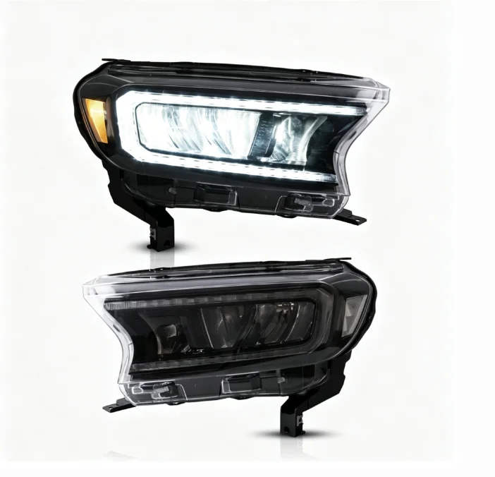 VLAND Full LED Headlights DOT & E-MARK Certified Sequential Turn Signal DRL Front Lamp For Ford Ranger T6 T7 2015-2020