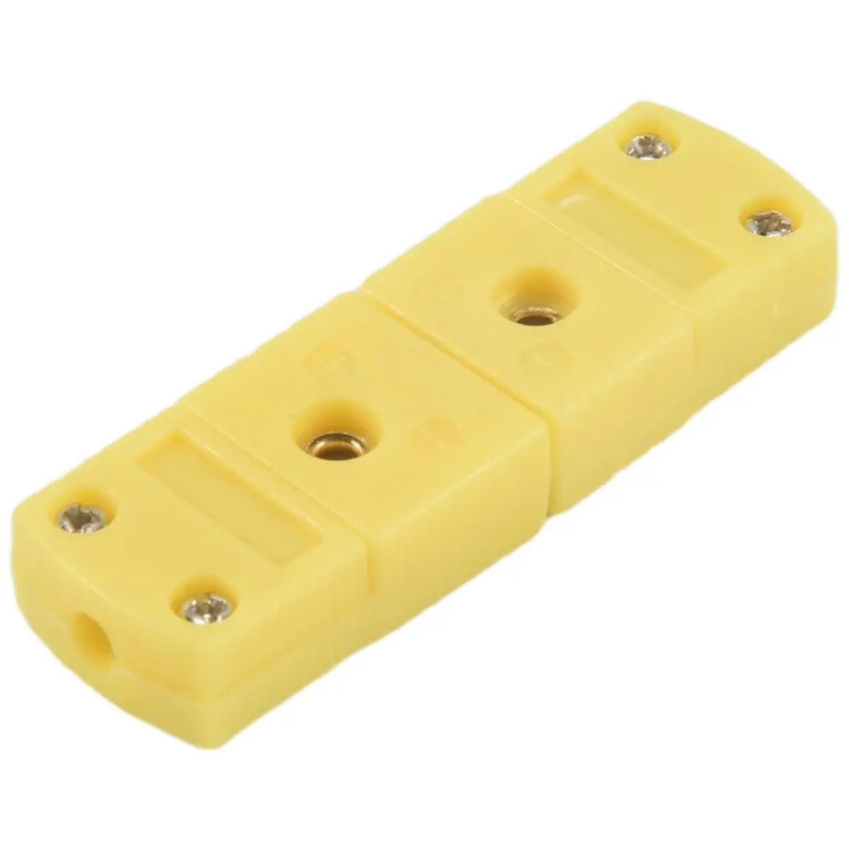 # Best Choice Yellow Plastic Shell K Type Thermocouple Plug Socket Connector Set