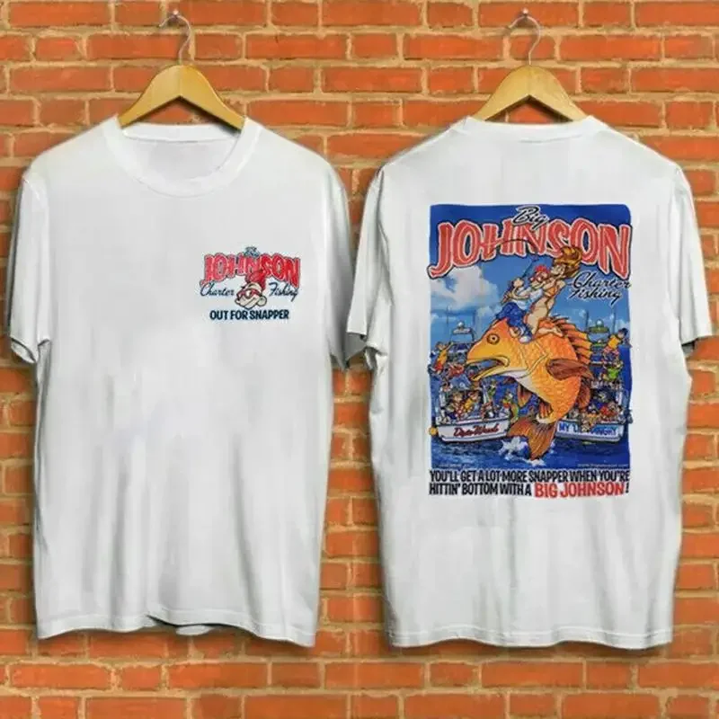 Sale Big Johnson Charter Fishing T Shirt