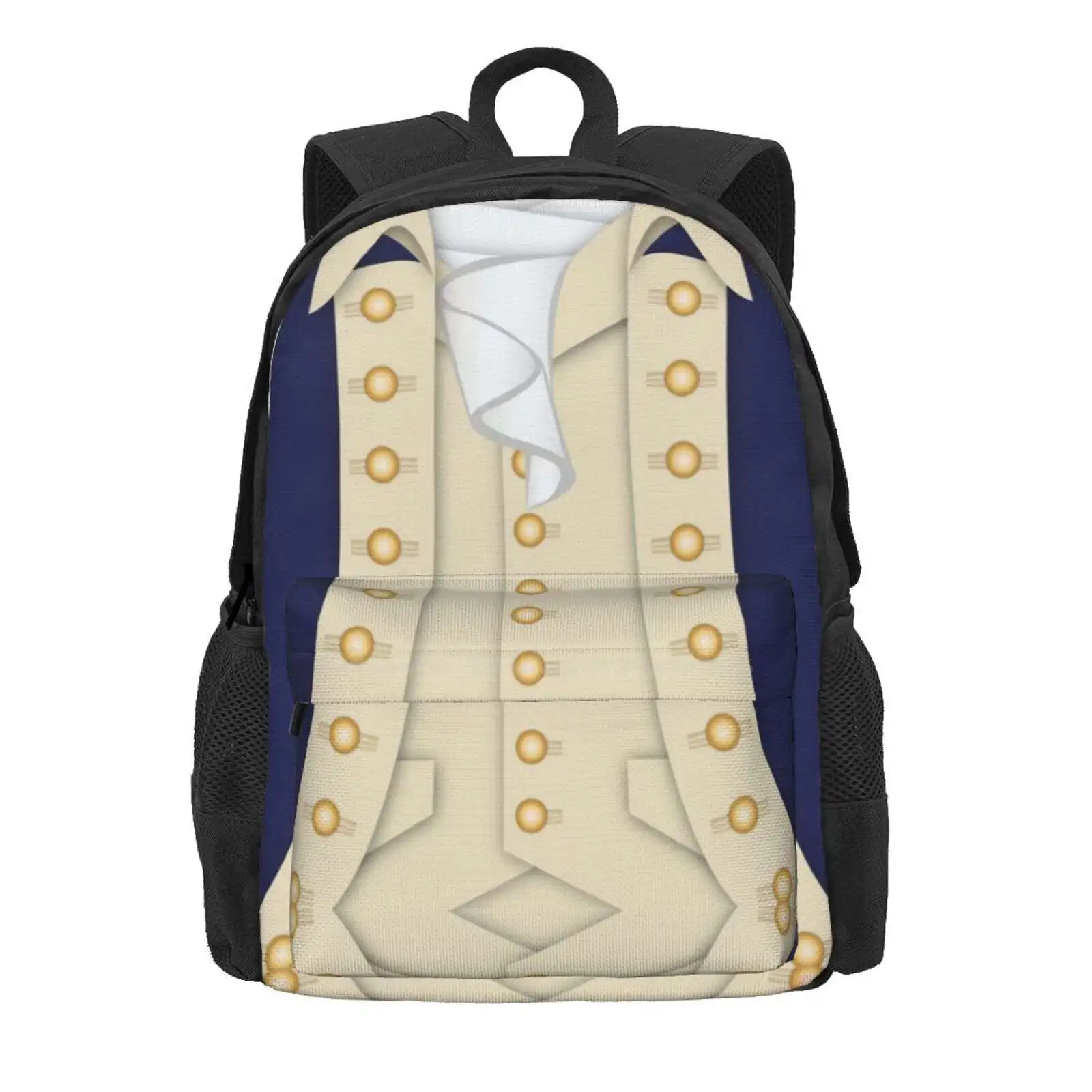 Alexander Hamilton Hot Sale Schoolbag Backpack Fashion Bags Alexander Hamilton Broadway Musical Military Fashion