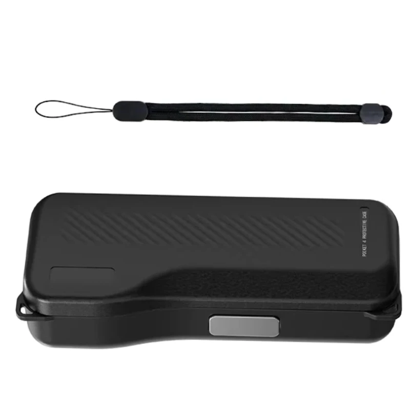 ABS Silicone For DJI Pocket 4/3 Armor Protective Case 2M Drop Proof Full Coverage Precision Cutouts Quick Mount With Lanyard