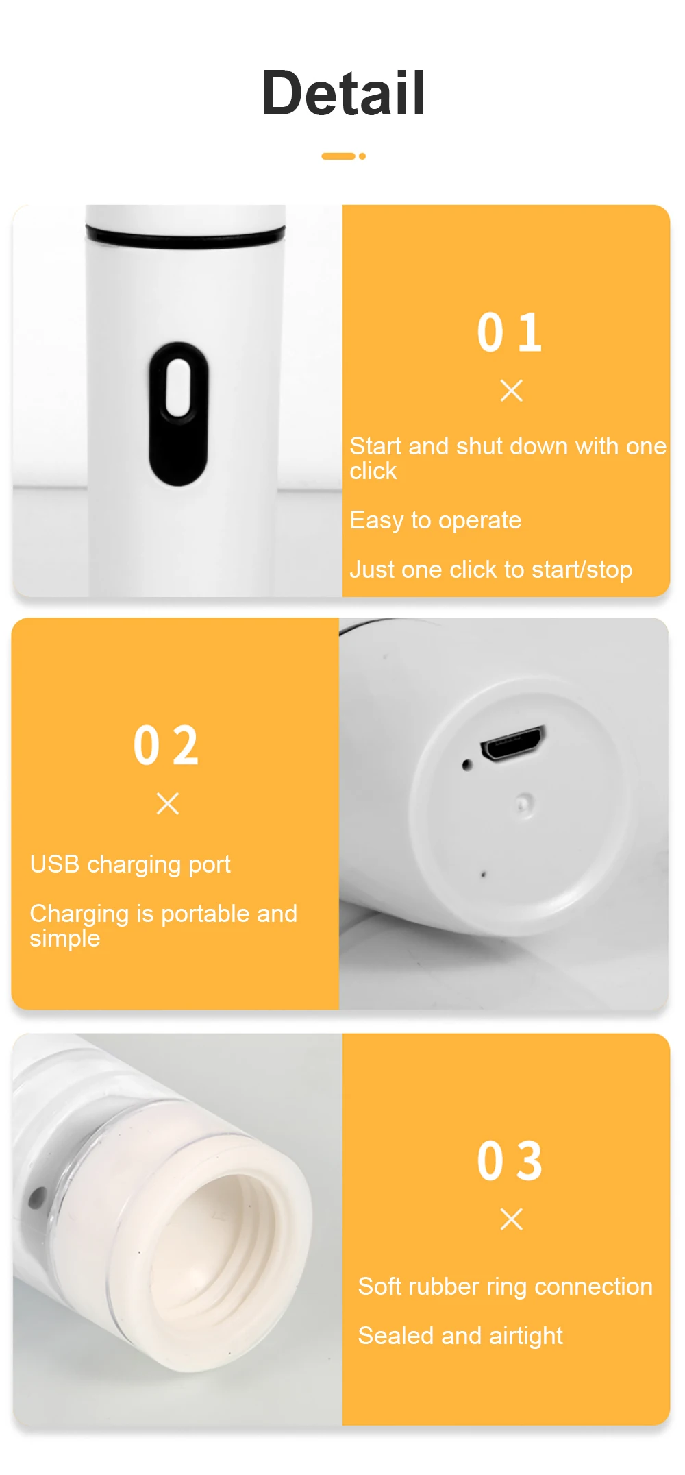 Electric Vacuum Sealer Pump Handheld Air Pump for Food Fresh-Keeping Home Portable Rechargeable Automatic Sealing Machine