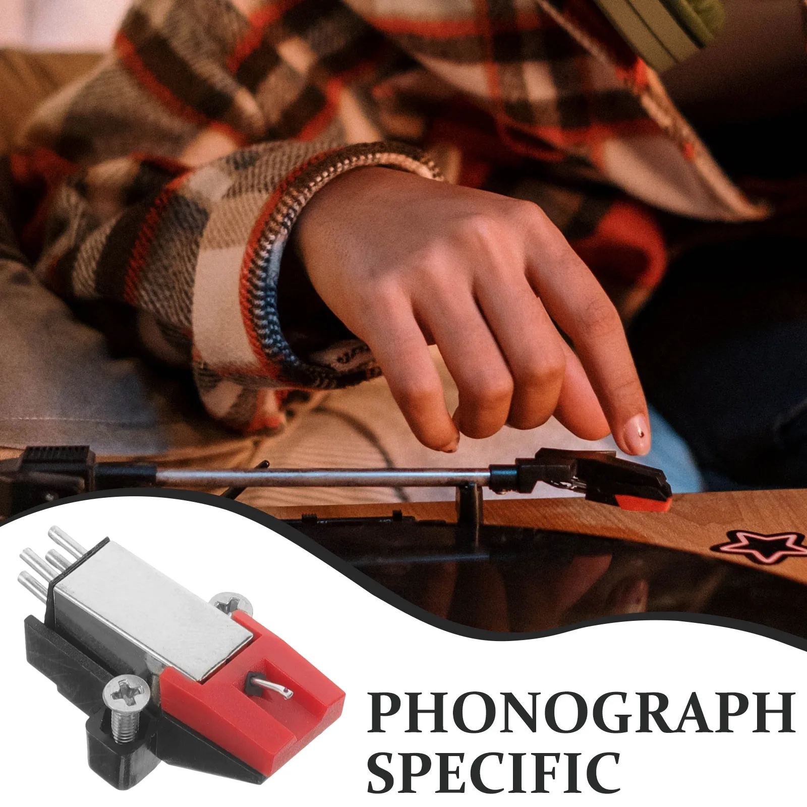 

Phonograph Stylus Universal Turntable Replacement Styluses Authentic Tone Long Lasting Performance No Preamp Needed